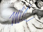 Mike Tyson Autographed Signed 16x20 Photo With Tiger Beckett Bas