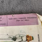 Mccalls Crafts Pattern 3429 11 5  Teen Doll Fashion Clothes 1970s 10 Styles
