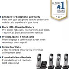 Panasonic - Kx-tgd864s Link2cell Dect 6 0 Expandable Cordless Phone System Wi   