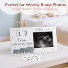 Sonogram Picture Frame  Ultrasound Photo Frame With Baby Countdown Weeks  Exp   