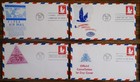 Uc25 First Day Issue 11 Different Covers May 2 1956 6   Air Mail Slf1-i