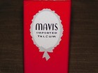Vintage 5 3 4  High Mavis Imported Talcum Vivaudou Powder Tin  empty 