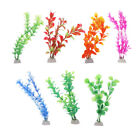  21 Pcs Artificial Plastic Aquarium Plant Decoration Fish Tank Water Plant Grass