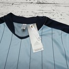 Adidas Tiro Jsy Vip Shirt Mens Small Blue Pinstripe Aeroready Soccer Jersey