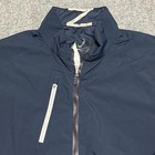 Zero Restriction Jacket Mens L Blue Power Torque Full Zip Golf Rain Waterproof
