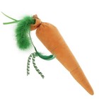 Kolossal Carrot Kicker Plush Catnip Toy For Cats Play Kick Fun