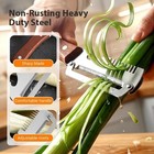 Vegetable Peeler 3 In 1 Multi-functional For Kitchen Stainless Steel Peeler