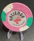 Hacienda  2 50 Casino Chip- Las Vegas Obsolete- Rose Inlay