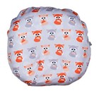 Newborn Infant Lounger Cover Baby Gray Foxes Water Resistant Unisex Shower Gift
