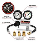 Performance Tool W89749 Cylinder Leak Down Tester Kit - Accurate Diagnosis For