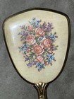 Vintage Hand Held Mirror And Brush Vanity Set