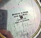 Vtg Daher Round Tin Container Lid W Knob Made In England Blue Bright Floral