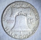 1961 D Franklin Half Dollar - 90  Silver Fine