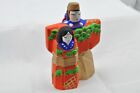 Japanese Clay Bell Ceramic Dorei Vintage Old Hina Doll 1 96 X 3 14 X 4 72 Inch