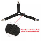 4-20x Fitted Triangle Sheet Strap Clips Grippers Mattress Bed Suspenders Holder