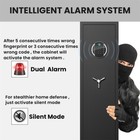 3-5 Biometric Fingerprint Gun Safe  Rifle Safe With Silent Mode