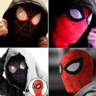 Spider-man 3d Mask Spiderman Movie Hero Costume Cosplay Props Kids   Adult Size