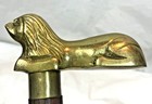 Walking Stick Cane Antique Brass Lion Head Handle Designer Style Wooden 36   
