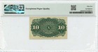 Fractional Currency Fourth Issue 10 Cents Fr 1258 Pmg Au55 Epq Unwatermarked