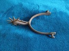 1 Vintage One-piece Metal Spur Western Rodeo Cowboy Farm   Single Spur 