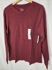 Time And Tru Top Plus Red Waffle Knit Thermal Long Sleeve Shirt Xl Or 2xl