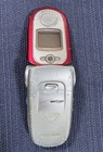 Samsung Sch-a950 Flip Phone Verizon Red Silver Vintage