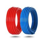 1 2  2x 100ft 200ft  Pex Pipe  30 Pcs 1 2  Brass Fitting  100 Pcs Clamps  cutter
