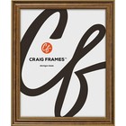 Stratton  0 75 Inch Wide Aged Bronze Picture Frame With A Mat
