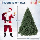 6ft Artificial Christmas Tree  Premium Spruce Hinge Material  Holiday Christm   