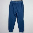 Nike Pants Girl L Blue Fleece Panel Elastic Waist Athletic Sports Casual Joggers