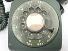 Vintage Green Rotary Phone Western Electric Bell Systems Cd 500