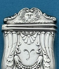 Gorham Sun Face Sterling Silver Match Safe Vesta  870