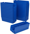 Plastic Shelf Bins Heavy Duty Container Organizer 24-pack Choose Your Color