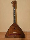 Balalayka Olympics Moscow 80 Ussr Soviet 3 String Folk Instrument Balalaika Vint