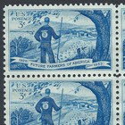 1953 Future Farmers Of America - Vintage Mint Set Of 4 Stamps 72 Years Old 