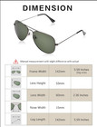 Aviator Sunglasses Premium Military Pilot Uv Men s Women s Polarised Sunglasses