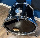 Tama Rockstar Dx Bass Drum 22  X 16  Japan Black Remo Aquarian Free Shipping