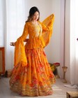Designer Floral Lehenga Ready Made Lengha Choli Indian Wedding Party Pakistani L