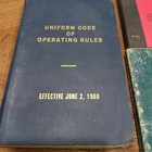 Vintage Lot  Railroad Rules  Regulations  Timetables Job Briefing Train Handling