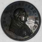 1800 Bronze Papal Medal Commemorating Generosity Of Leo X Liberalitas Pontificia