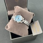 New W box Bulova Sutton Diamond Blue Dial Women s 28mm Quartz Watch 96p250