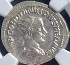 Ancient Roman Coin Emperor Gordian Iii 238-244ad Ngc Graded Xf Silver Genuine