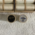 Clark s O n t  24 Cord White Cotton Sewing Thread Spools In Box Vintage
