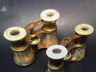 Antique French His   Her Mother Of Pearl Opera Glasses By Lemaire  Paris