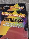 Kenner Colorblaster Batman Stencils And 4 Marker Refills Vintage 1990 Boxed