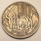 1977          Ethiopia 10 Santeem Coin - Combined Shipping