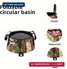 Portable Foldable Sink Bucket For Camping basin  Travel - Thickened Leakproof Ny