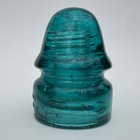 Teal Cd 134 Hemingray Made Dec  19 1871 Patent Antique Glass Insulator
