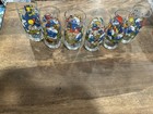 Vintage The Smurfs 1983 Peyo Collector s Promo Drinking Glass Lot Of 6