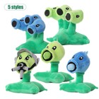 Plants Vs Zombies Stuffed Dolls Plants Snow Pea Threepea Pvz Game Plush Toy